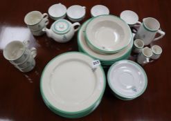 Hong Kong Government interest: A set of porcelain dinner and teaware 'HK' beneath a crown, sold at