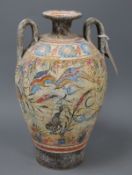 A reproduction (Museum copy) Minoan amphora vase