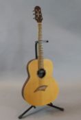 A Hutchins acoustic guitar with pick-up, no case