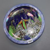 A Wilton ware lustre 'lady of the lake' bowl diameter 28cm