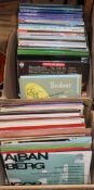 Two boxes of collectible classical LPs, to include Decca, Deutsche Grammafon and Musica Rara etc.