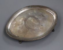 A George III silver teapot stand, William Abdy, London, 1788, 17.3cm.