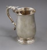 A George V silver mug, Blackmore & Fletcher Ltd, London, 1935, 13cm, 10 oz.