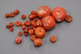 Coral beads