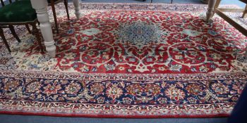 A Najaf Abad carpet 385 x 254cm approx.