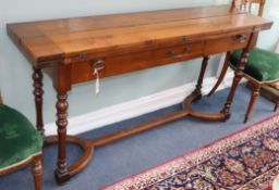 A French cherrywood table W.160cm