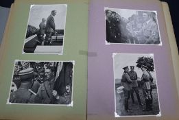 WWI U-boat photos, contained in an album, compiled by a German naval officer, including images of