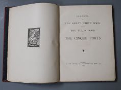 CINQUE-PORTS: Walker, Henry Bachelor - The Index of the Great White Book and the Black Book of the