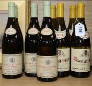 Four bottles of Domaine Joseph Matrot Meursault-Blagny 1er Cru 2002, Five bottles of Domaine Vincent