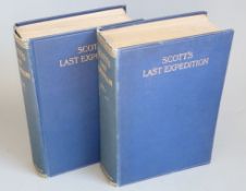 Scott, Robert Falcon, Capt. - Scott's Last Expedition, 2nd edition, two vols, original cloth, with