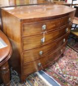 A Regency mahogany chest of drawers W.106cm