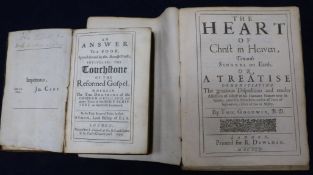 Goodwin, Thomas - The Heart of Christ in Heaven, London 1642, bound with - The Tryall of a