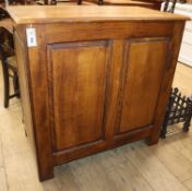 A French oak cabinet W.94cm