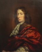 Circle of Sir Peter Lely (1618-80)oil on canvasPortrait of a gentleman30 x 25in.