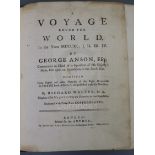 Anson, George, Baron Anson - A Voyage Round the World, 1st edition, compiled by Richard Walter, qto,