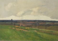 Attributed to Charles-Francois Daubigny (1817-1878)oil on canvasNear Bergeracbears signature12.5 x