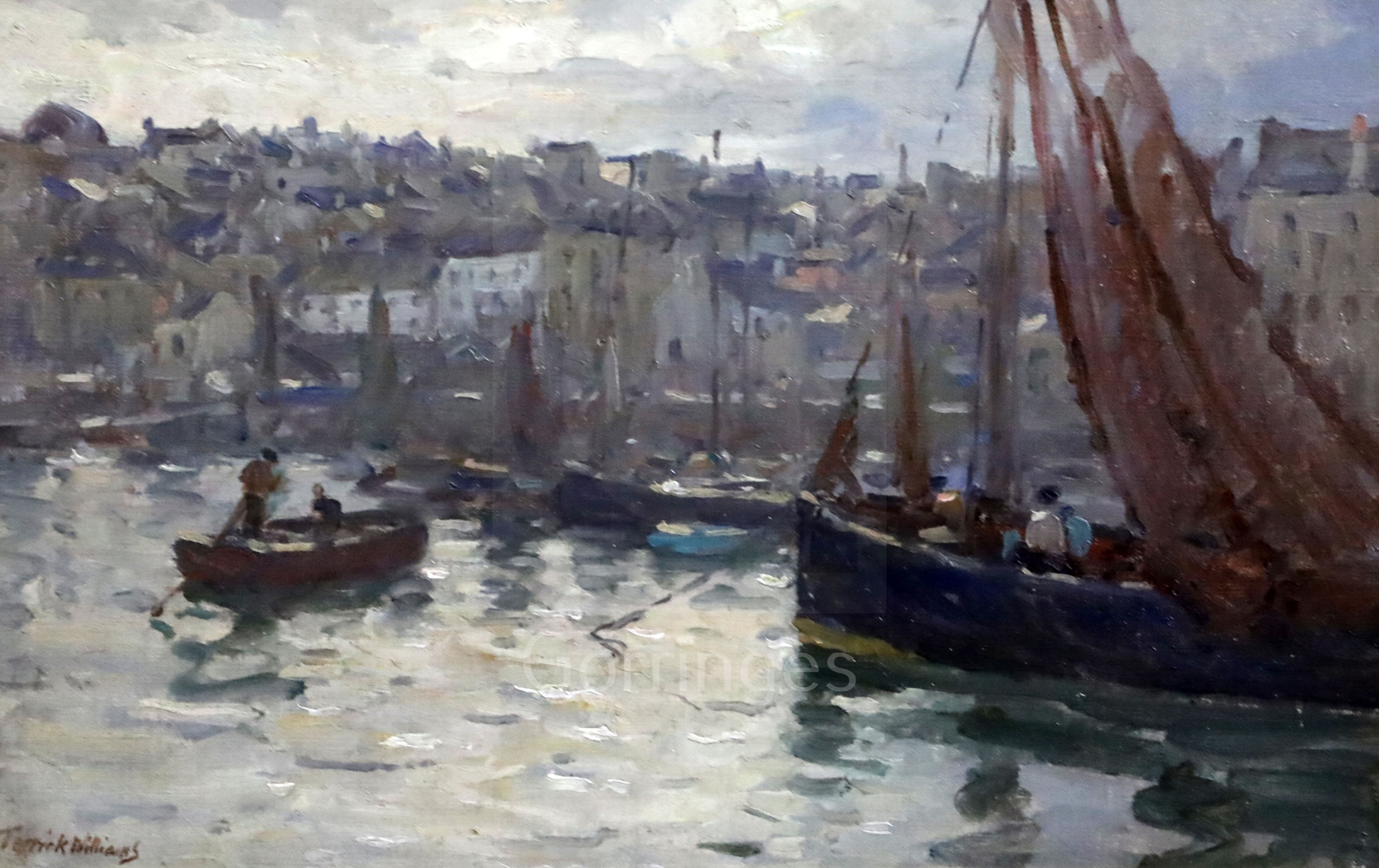Terrick Williams RA (1860-1936)oil on canvas'Douarnenez, Brittany'signed and titled verso10.25 x