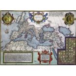 Abraham Orteliuscoloured engravingMap of 'Romani Imperii Imago', n.d. (1570 or later), Theatrum