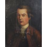 18th century English Schooloil on canvasPortrait of Francis Powell, son of Sir Alexander Powell24