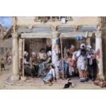 Myles Birket Foster (1825-1899)watercolourA Mercer's Shop, Venicemonogrammed and titled7 x 10in.