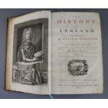 Rapid de Thoyras, Paul - The History of England, 2nd edition, 2 vols, contemporary calf, with