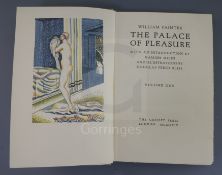 Painter, William - The Palace of Pleasure, 4 vols, one of 500, Cresset Press, London 1929