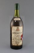 A Magnum of 1956 Armagnac Marquis de Montdidier, 13.5in.