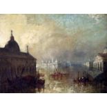 Circle of James Webb (1825-1895)oil on canvasView of Venice8.5 x 11.5in.