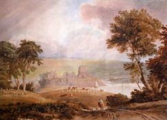 Anthony Vandyke Copley Fielding (1787-1855)watercolourPembroke Castle9.5 x 13.5in.