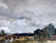 § Sir William Russell Flint (1880-1969)watercolourThe Bridge at Bodiam Castlesigned, 1954 Fine Art