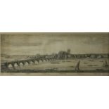 Samuel & Nathaniel BuckengravingA Panorama of Thames from Westminster Bridge to London Bridge,