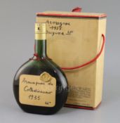 A boxed bottle of Armagnac Du Collectionneur 1935, J. Dupeyron-Condon, number 01675