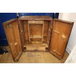 A Victorian carpenter's teak chest Height 99cm