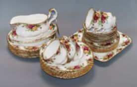 An Old Country Rose part teaset