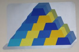 Joe Tilson (1928-), screenprint 'Ziggurat 6', signed and dated 1966, artists proof, 7/10, 68 x