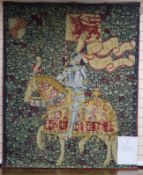 A Hines of Oxford tapestry hanging