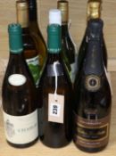 Champagne Gardet Brut Premier Cru and eight bottles of assorted white wines, etc.