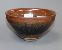 A Chinese Hare's fur bowl height 7.5cm