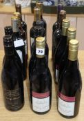 Four bottles of Pinot Noir, Marlborough, 2005, three Famille Reserve Pinot Noir, 2009, two Conde