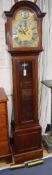 An Edwardian mahogany longcase clock, Goldsmiths & Silversmiths Co, Ltd H.212cm