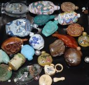 A collection of twenty two Chinese snuff bottles