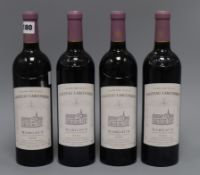 Four bottles of Chateau Lascombes, Margaux, 2002 (2), 2003 (2)Being sold in aid of Royal Trinity