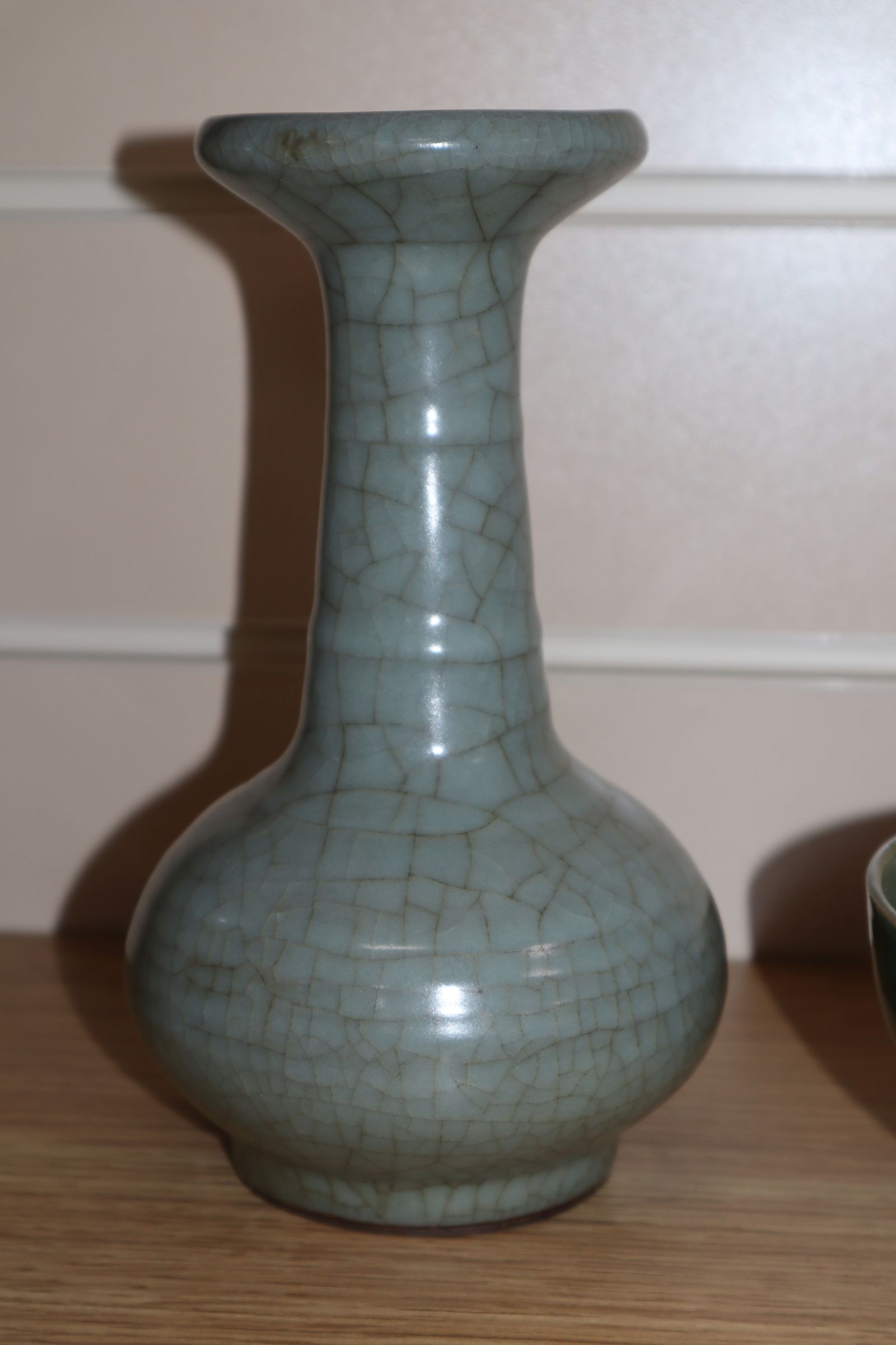 Five Chinese crackle glaze vases, 19th century and later tallest 32cm - Image 8 of 12