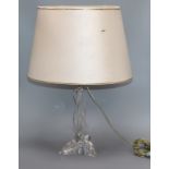 A 1960's Art glass Hermes lamp