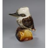 A Grace Seccombe Kookaburra with incised signature and label 9cm high