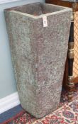 A tall earthenware garden planter Height 89cm