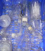 A quantity of laboratory glasswares