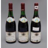 Three bottles of Paul Jaboulet Hermitage 'La Chapelle' 1980