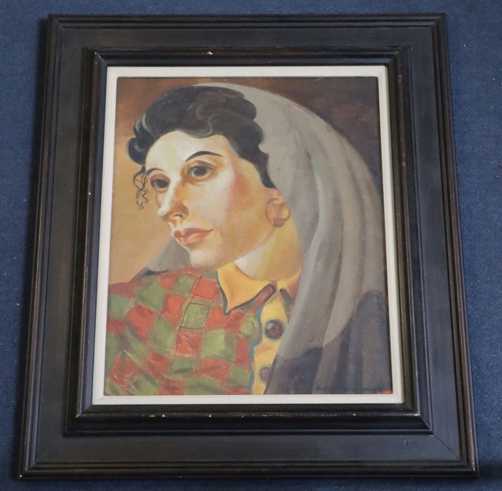 Rudolf Haybrook (1898-1965)oil on boardPortrait of an Iberian woman,signed34 x 28cm. - Image 4 of 4