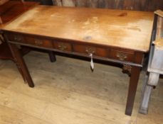 A George III style side table W.114cm